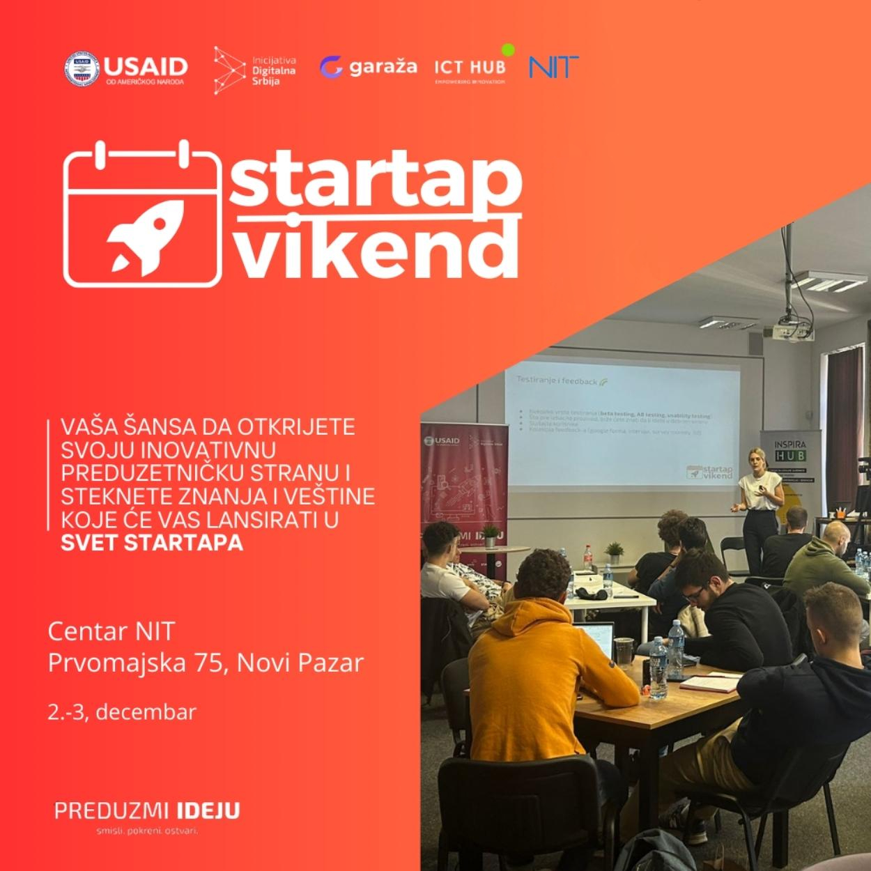Startap vikend - Novi Pazar